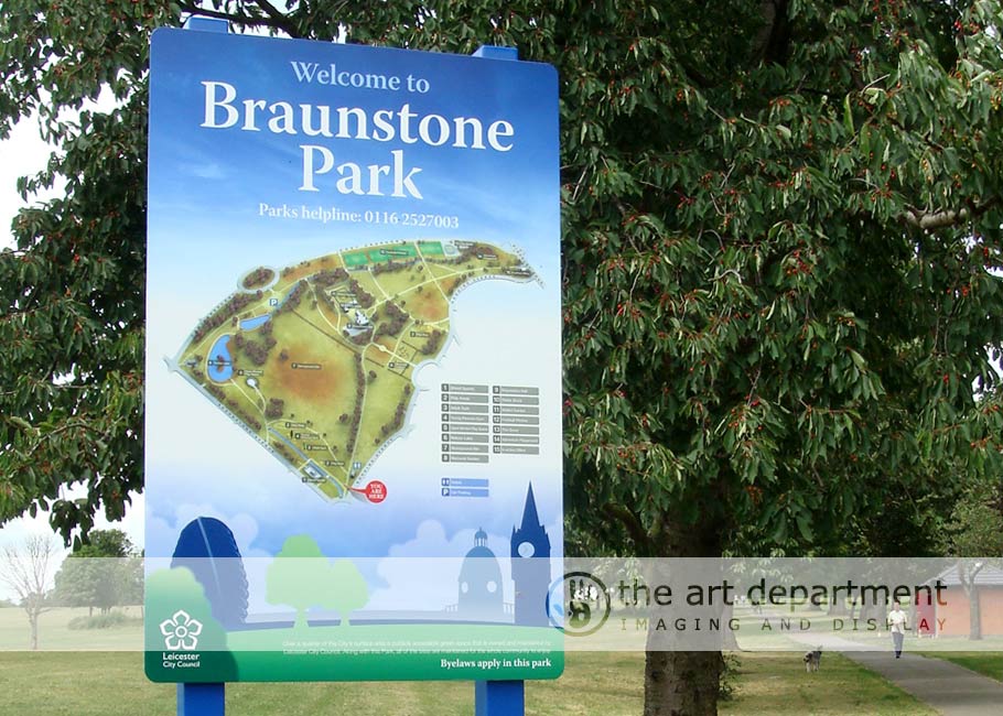 braunstone park 3d map