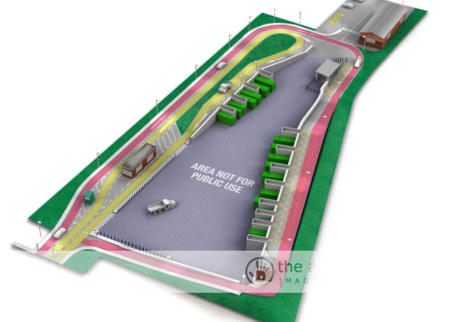 waste site 3d map