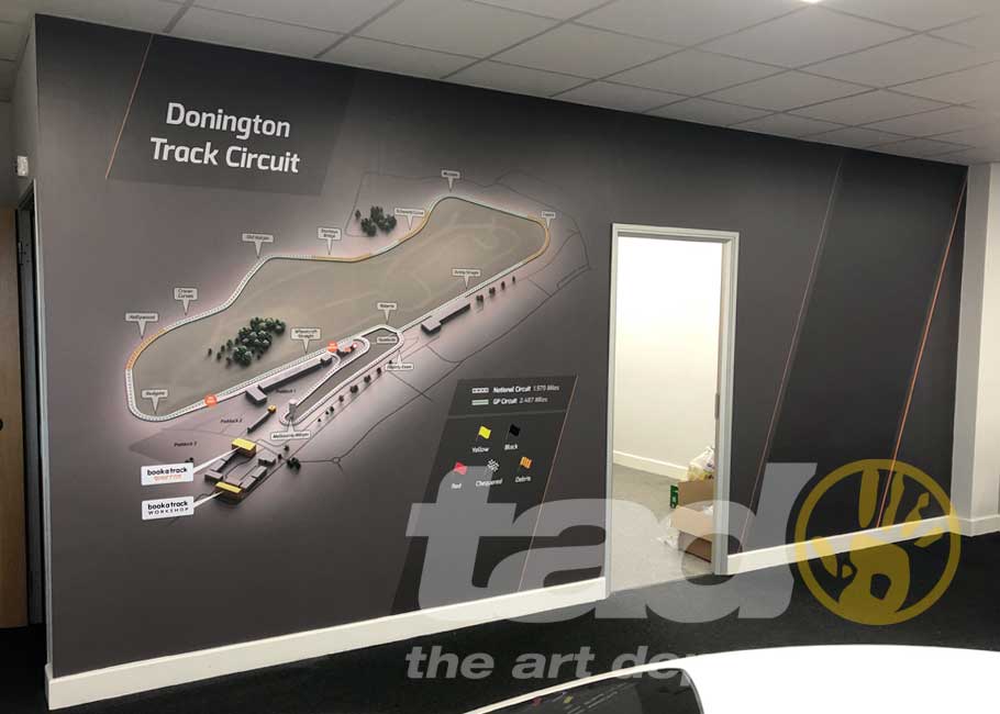 donington track wall